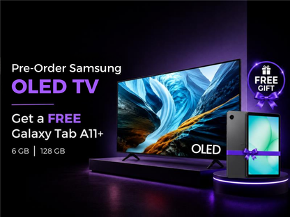 Pre-order - Samsung OLED TV - 55" - S90H + FREE Galaxy Tab A11+ WiFi 6GB/128GB