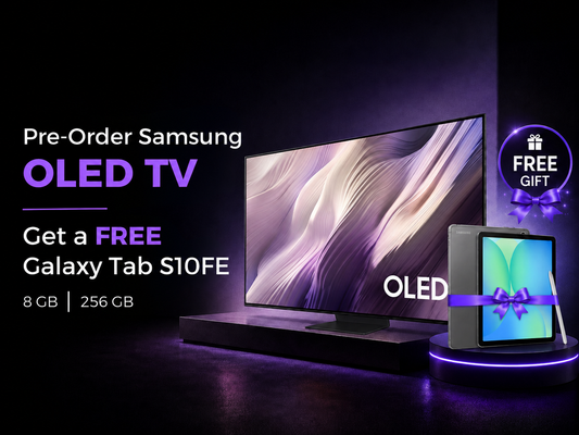Pre-order - Samsung OLED TV - 65" - S95H + FREE Galaxy Tab S10 FE WiFi 8GB/256GB