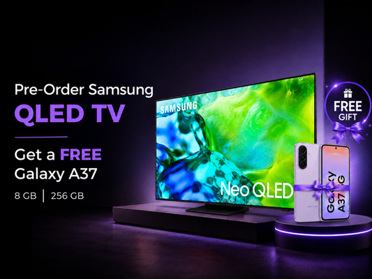 Pre-order - Samsung Neo QLED TV - 75" - QN80H + FREE Galaxy A37 5G 8GB/256GB