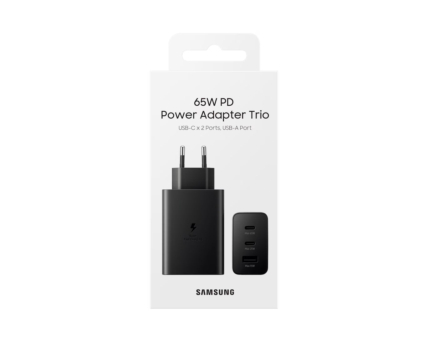 Samsung 65W Power Adapter Trio - EP-T6530NBEGGB