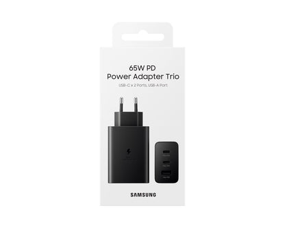 Samsung 65W Power Adapter Trio - EP-T6530NBEGGB