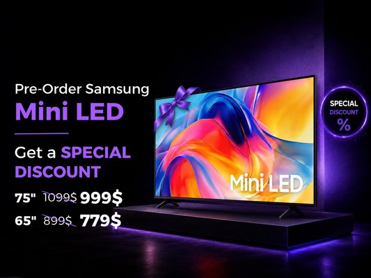 Pre-order - Samsung Mini LED TV - 75"/65" - M70H