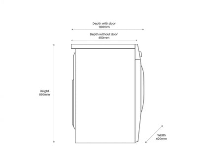 Samsung Front Loading Washing Machine Dryer | Heat Pump | AI Control - DV90T624