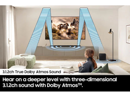 Samsung S-Series Ultra Slim Soundbar | 3.1.2ch | Wireless Subwoofer | Dolby Atmos - HW-S800D