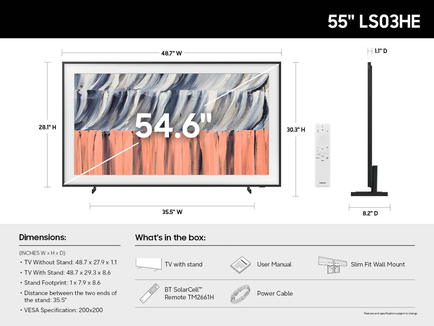 Pre-order - Samsung The Frame Neo TV - 85" - LS03HE + FREE Galaxy S26 Ultra 5G 12GB/256GB